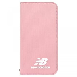 iPhone XS/X ケース New Balance(ニューバランス) シンプル手帳ケース ピンク iPhone XS/X