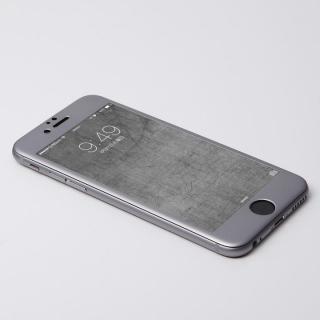 iPhone6s Plus/6 Plus フィルム Deff W-FACE 強化ガラス&アルミ液晶保護 グレイ iPhone 6s Plus/6 Plus