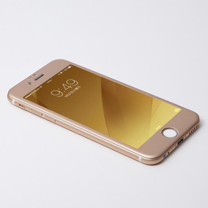 iPhone6s/6 フィルム Deff W-FACE 強化ガラス&アルミ液晶保護 ゴールド iPhone 6s/6_0