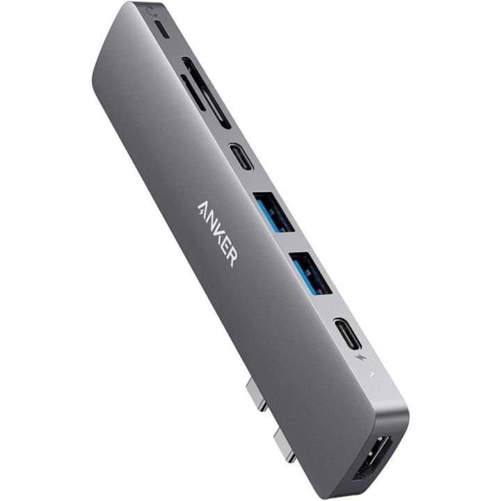 Anker PowerExpand Direct 8-in-2 USB-C PD メディア ハブ グレー_0