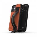 DIESEL Handstrap Case Utility Twill SS21 Black/Orange iPhone 12 mini