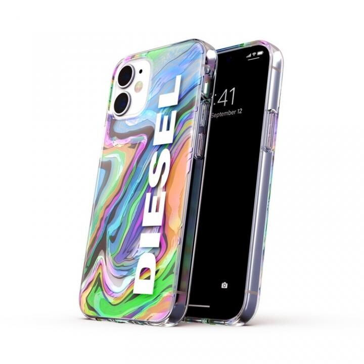 DIESEL Clear Case Digital Holographic SS21 Holographic/White iPhone 12 mini_0
