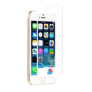 iPhone SE/その他の/iPod フィルム moshi iVisor 硬度9H強化ガラスバブルフリー  iPhone SE/5s/5/5c ホワイト
