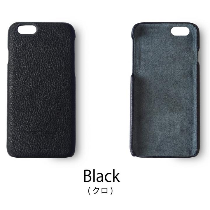 iPhone6 ケース 日本製天然皮革使用 レザーケース ブラック iPhone 6_0
