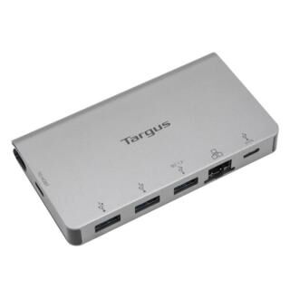 Targus USB-C Multi-Port Hub Ethernet Adapter 100W Power Delivery USB-C