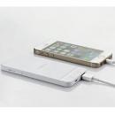 [2500mAh]  iPhone型モバイルバッテリー ホワイト MicroUSB