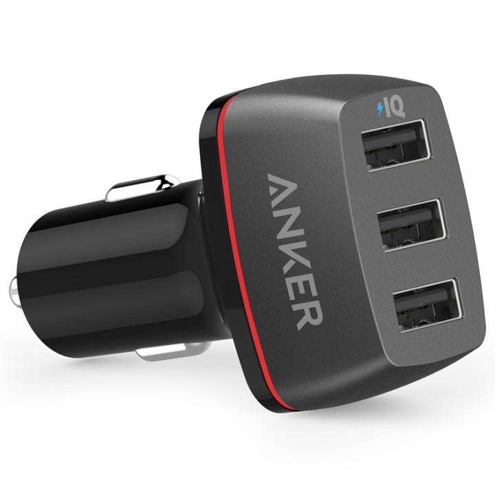Anker PowerDrive+ 3ポートカーチャージャー プレミアム 36W / 7.2A_0