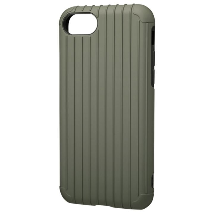 iPhone8/7 ケース GRAMAS COLORS Rib Hybrid Shell Case Khaki Green iPhone SE 第3世代/iPhone SE2/8/7_0