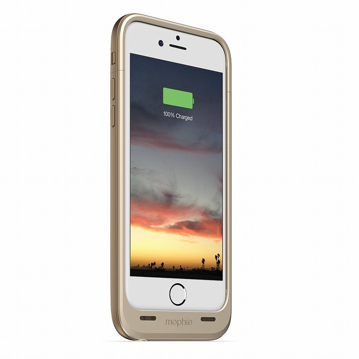 iPhone6 ケース 薄型バッテリー内蔵ケース mophie juice pack air ゴールド iPhone 6_0