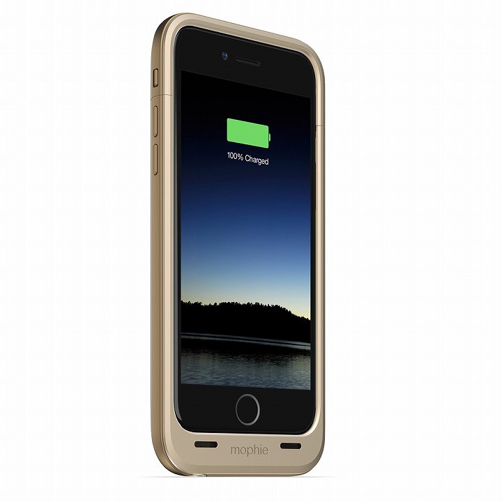 iPhone6 ケース 薄型バッテリー内蔵ケース mophie juice pack plus ゴールド iPhone 6_0