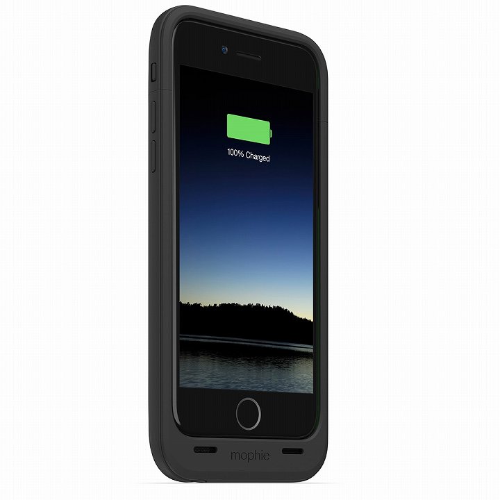 iPhone6 ケース 薄型バッテリー内蔵ケース mophie juice pack plus ブラック iPhone 6_0