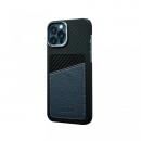 HOVERSKIN StealthBlack カードポケット iPhone 12/iPhone 12 Pro ブルー