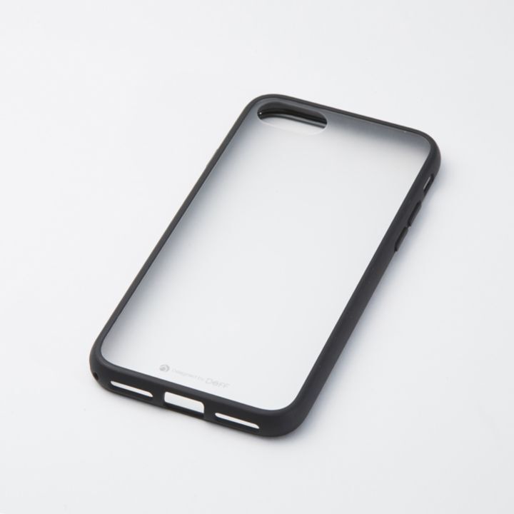 iPhone8/7 ケース Deff HYBRID CASE Etanze Lite ブラック iPhone SE 第3世代/SE2/8/7_0