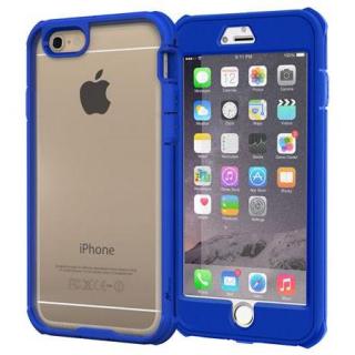 iPhone6 Plus ケース 全面保護クリアハイブリッドケース roocase Gelledge ブルー iPhone 6 Plus