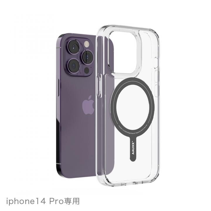 AAUXX iRing Magnetic Case マグセーフ対応 クリア iPhone 14 Pro_0