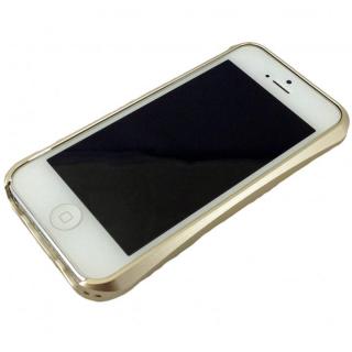 iPhone SE/5s/5 ケース コスパ最高 アルミバンパーケース ゴールド iPhone SE/5s/5