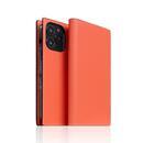 SLG Design Neon Full Grain Leather Diary Case コーラル iPhone 13 Pro