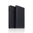 SLG Design Full Grain Leather Case ブラックブルー iPhone 13 mini