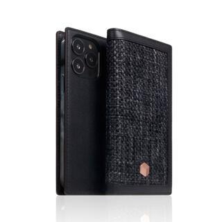 iPhone 13 Pro ケース SLG Design Edition Calf Skin Leather Diary ブラック iPhone 13 Pro