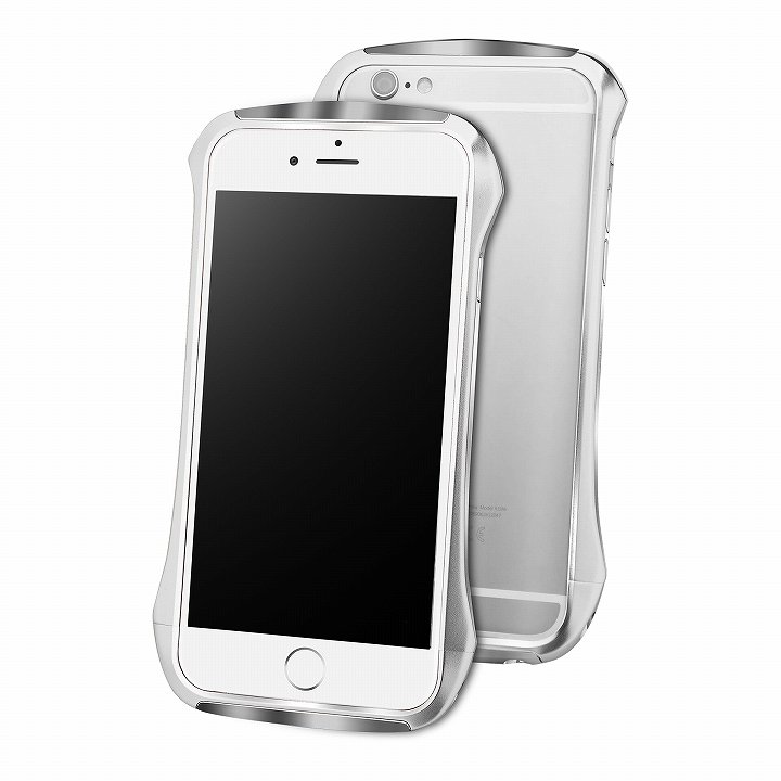 iPhone6 ケース DRACO design Hand Polish アルミバンパー シルバー iPhone 6_0