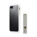 LEPLUS NEXT 耐衝撃・薄型・背面クリアケース Duality スマホベルト付属 ホワイト iPhone SE 第3世代/SE 第2世代/8
