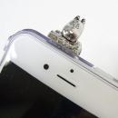 しがみつくムーミン クリアハードケース シルバー iPhone 6s/6