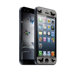 icover デザイナーズフィルム iPhone5用 Butterfly AS-IP5F-BF