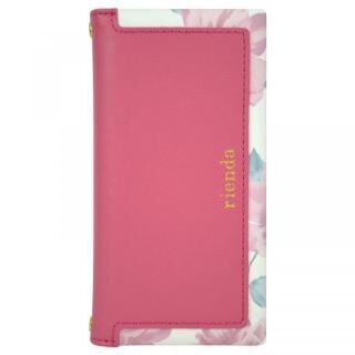 iPhone  SE 第2世代/8/7/6s/6 rienda スクエア 手帳型ケース Lace Flower/ピンク