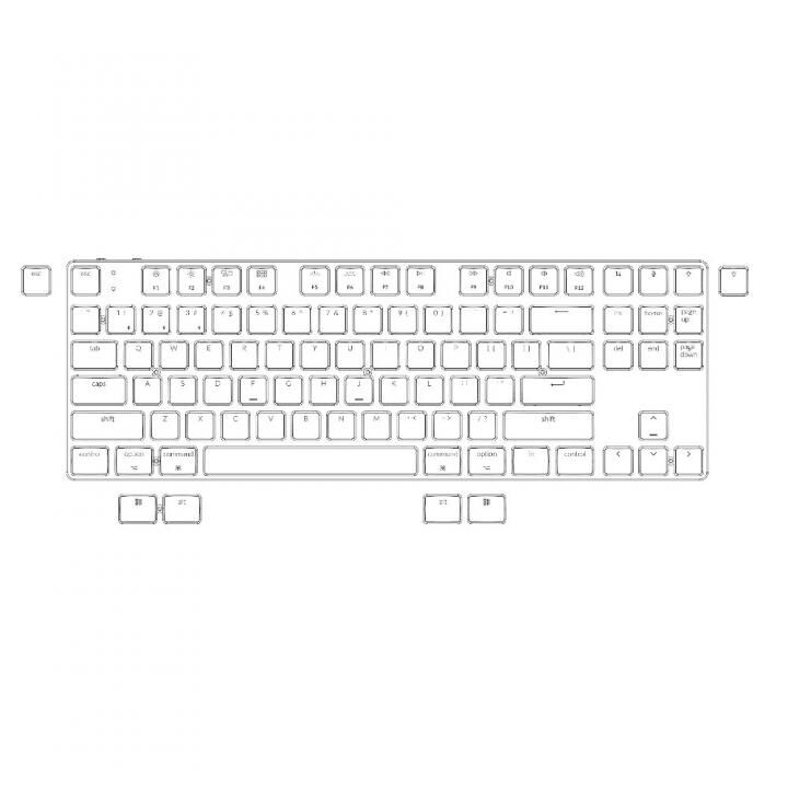 Keychron K1 SE ワイヤレス・メカニカルキーボード White LED US配列