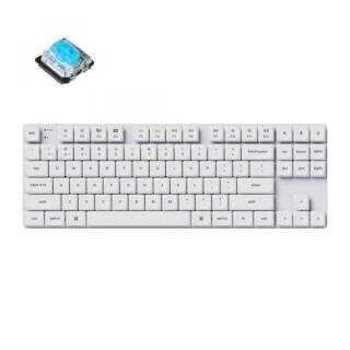 Keychron K1 SE ワイヤレス・メカニカルキーボード White LED US配列 テンキーレス Gateron 青軸