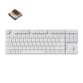 Keychron K1 SE ワイヤレス・メカニカルキーボード White LED US配列 テンキーレス Gateron 茶軸