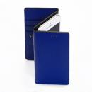 お財布付き手帳型ケース araree Z-folder ブルー+ブラック iPhone 6