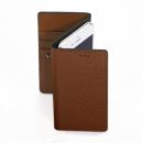 お財布付き手帳型ケース araree Z-folder ブラウン+ブラック iPhone 6