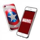 MARVEL Design ソフトTPU メタリック塗装ケース キャプテン・アメリカ:シールド iPhone 8/7
