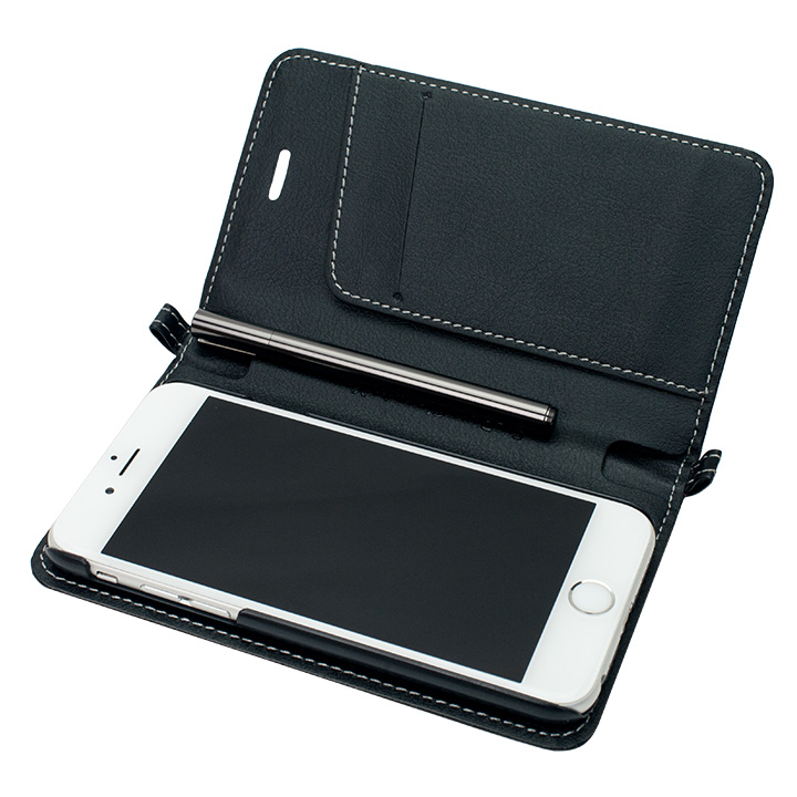 iPhone6 ケース Su-Penホルダー付手帳型ケース+Su-Penスペシャルセット ブラック+ブラックニッケル iPhone 6_0
