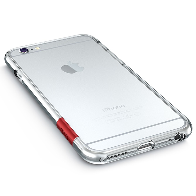 iPhone6 ケース 最薄1mmハードバンパーケース ThinEdge frame case クリアー iPhone 6_0