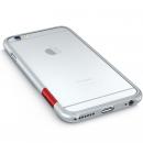 最薄1mmハードバンパーケース ThinEdge frame case マットシルバー iPhone 6 Plus
