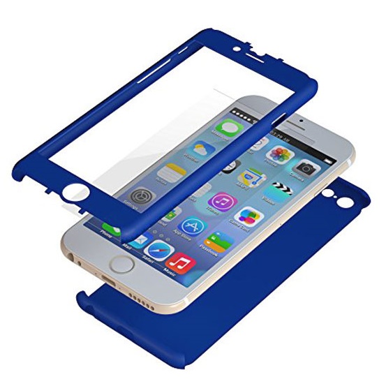 iPhone6 ケース 極薄ハードケース ZENDO Nano Skin ブルー iPhone 6_0