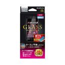 ガラスフィルム「GLASS PREMIUM FILM」 全画面保護 ケースに干渉しにくい 超透明 ブラック iPhone SE 第3世代/SE 2
