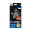 ガラスフィルム「GLASS PREMIUM FILM」 全画面保護 ケースに干渉しにくい ブルーライトカット ブラック iPhone SE 第3世代/SE 2