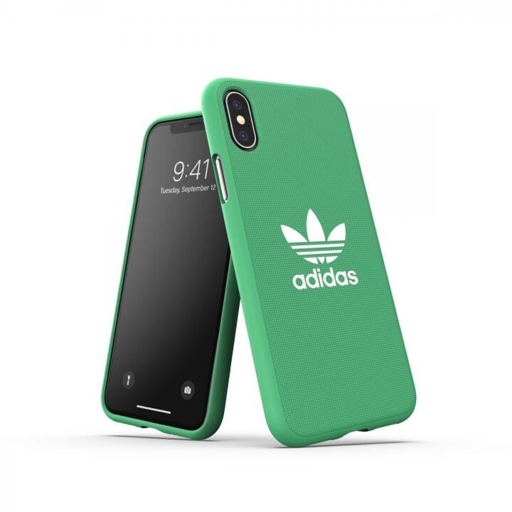 iPhone XS/X ケース adidas OR-Moulded Case CANVAS SS19 Green iPhone XS/X_0
