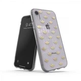 iPhone XR ケース adidas OR-Clear Case SS19 Gold iPhone XR