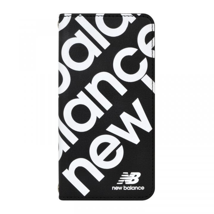 New Balance スリム手帳ケース スタンプロゴ ブラック Iphone Se 第2世代の人気通販 Appbank Store