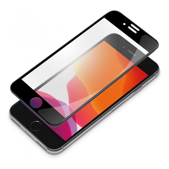 貼り付けキット付き 3Dハイブリッド液晶保護ガラス アンチグレア iPhone SE 第3世代/SE 第2世代_0