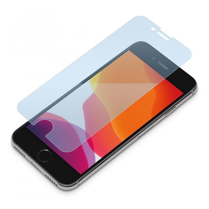 貼り付けキット付き 液晶保護ガラス ブルーライト低減/光沢 iPhone SE 第3世代/SE 第2世代_0