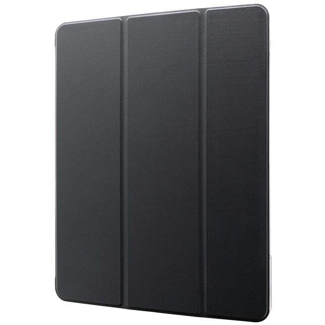 背面クリアフラップケース「Clear Note」 ブラック iPad Pro 2020 12.9インチ_0
