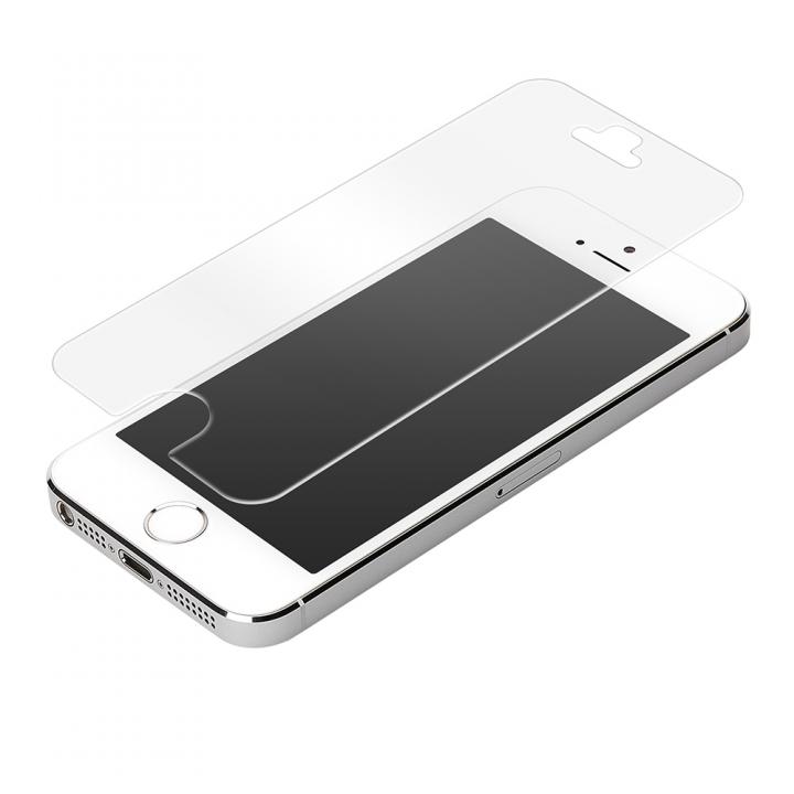 iPhone SE/5s/5 フィルム [0.31mm]液晶保護アクリル強化ガラス 8H 光沢防指紋 iPhone SE/5s/5c/5_0