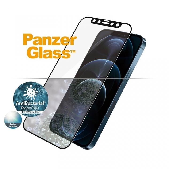 PanzerGlass アンチグレア AGC製ガラスフィルム 抗菌仕様 iPhone 12 Pro Max_0