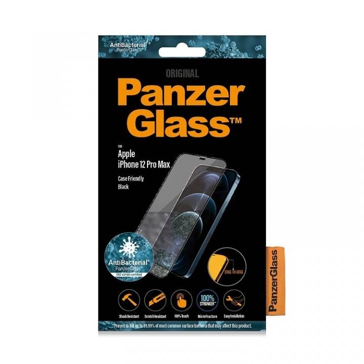PanzerGlass AGC製ガラスフィルム 抗菌仕様 iPhone 12 Pro Max_0