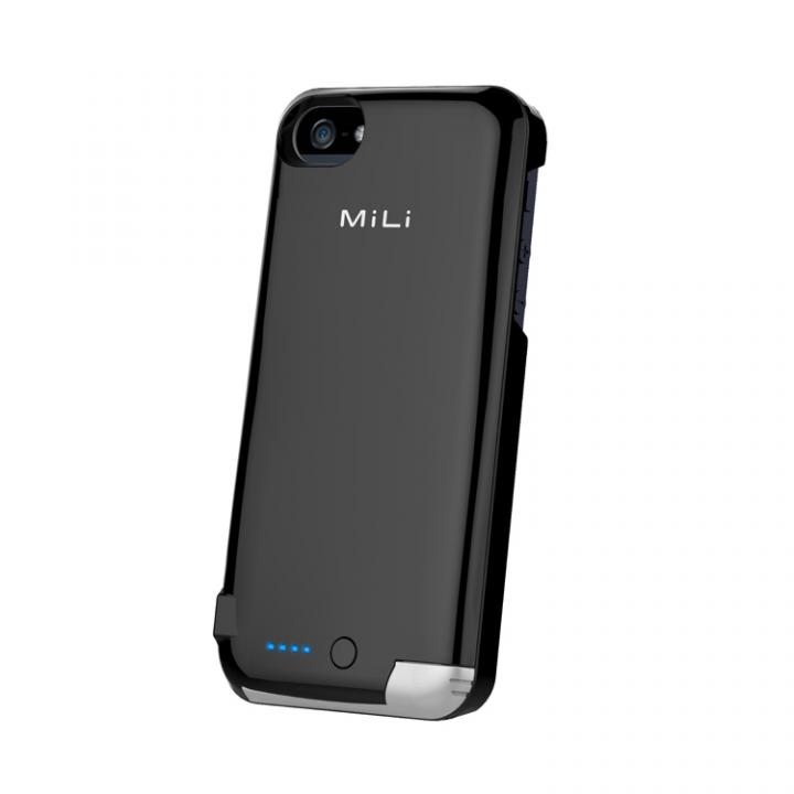 iPhone SE/5s/5 ケース MiLi Power Spring 5  iPhone5 ブラック 2200mAh_0